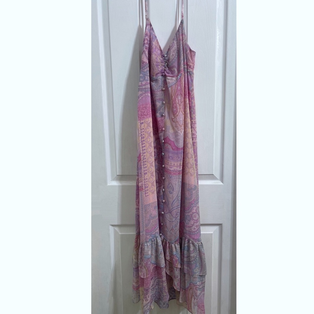 ZARA PAISLEY PRINT DRESS